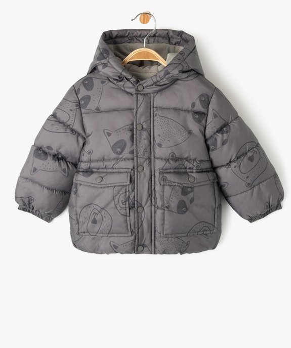Blouson à capuche doublé polaire bébé garçon vue2 - 1E PRIX BY GEMO - GEMO