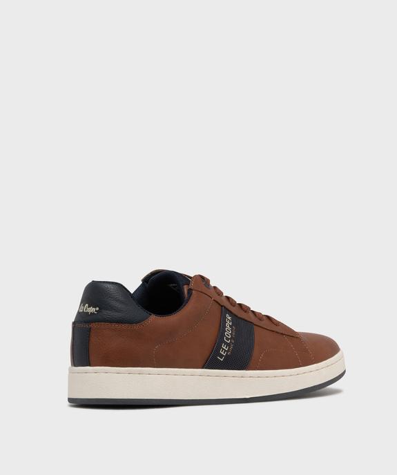 Baskets basses à lacets avec semelle contrastante homme - Lee Cooper vue4 - LEE COOPER - GEMO
