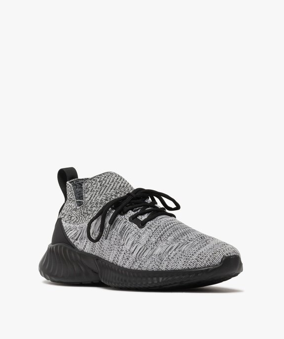 Baskets en mesh à col souple élastique avec semelle épaisse homme vue2 - BOTTESINI - GEMO