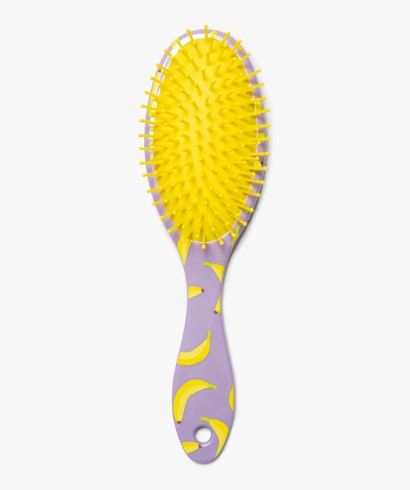 Brosse à cheveux femme à motifs bananes vue1 - GEMO (ACCESS) - GEMO