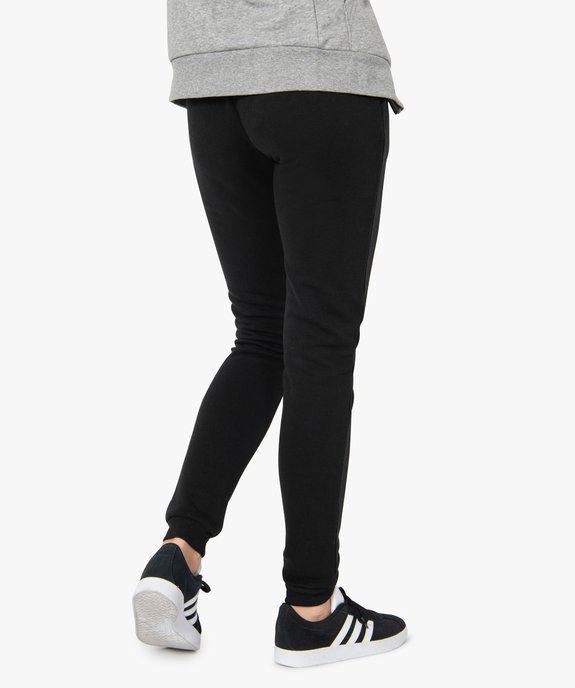 Pantalon de jogging femme en jersey molletonné vue3 - GEMO(FEMME PAP) - GEMO