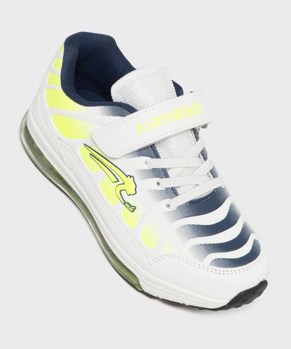 Baskets à scratch avec tige colorée garçon - Airness vue5 - AIRNESS - GEMO