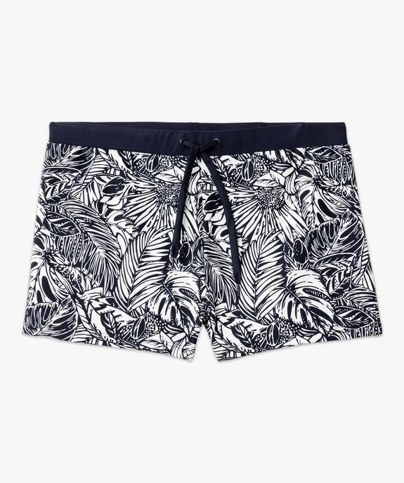 Maillot de bain boxer imprimé tropical homme  vue4 - GEMO (PLAGE) - GEMO