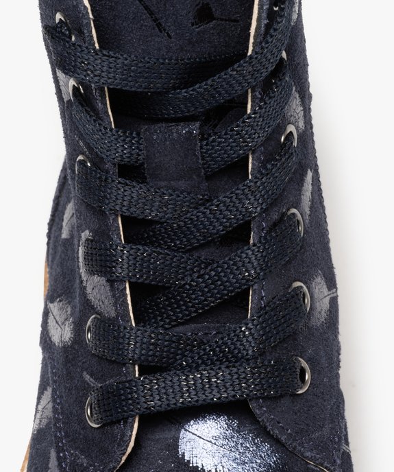 Boots fille zippées dessus cuir retourné uni – NA! vue6 - NA! - GEMO