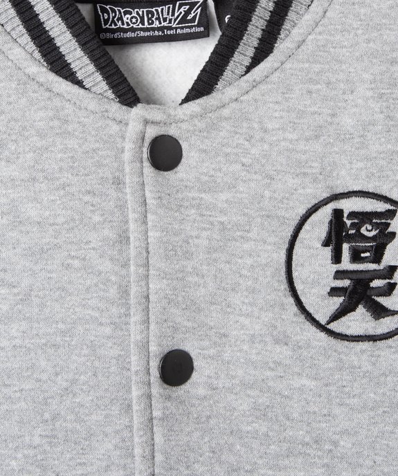 Sweat molletonné avec fermeture boutons-pression garçon - Dragon Ball Z vue2 - DRAGON BALL Z - GEMO