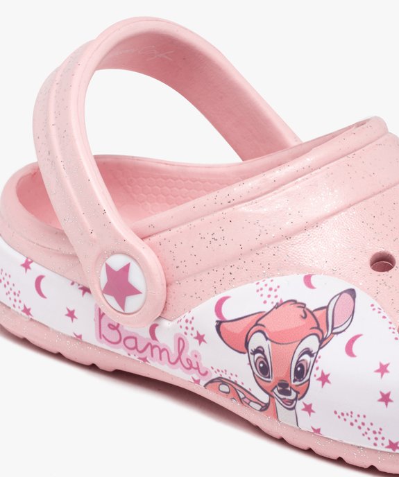 Sabots souples fille pailletés imprimés Bambi - Disney vue6 - DISNEY - GEMO