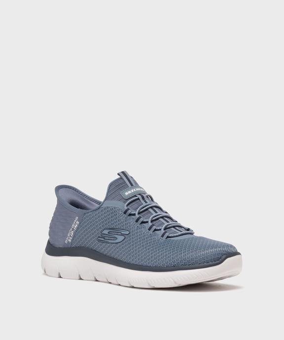 Baskets Slip-ins Summits en toile homme - Skechers vue2 - SKECHERS - GEMO