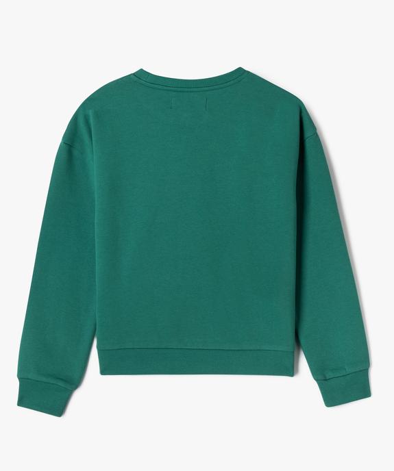 Sweat avec inscription brodée fille - Camps United vue3 - CAMPS GEMO FOR GOOD - GEMO