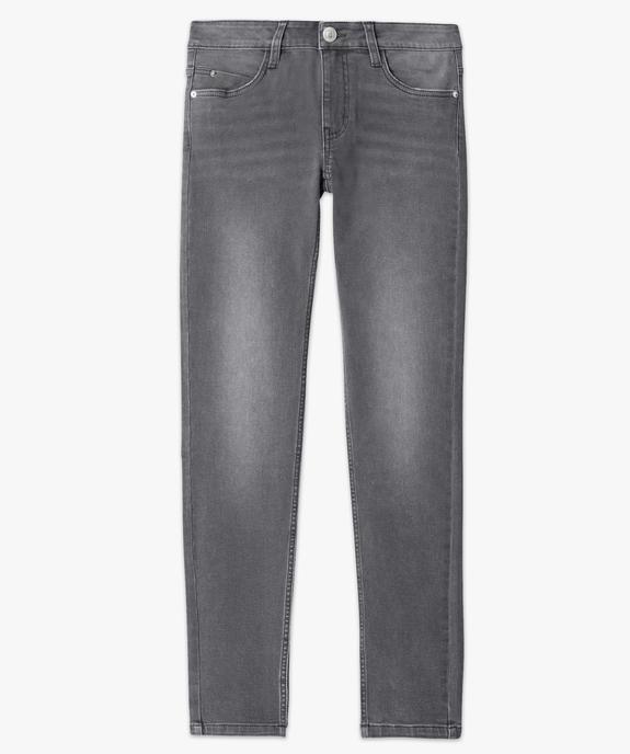 Jean Skinny taille normale délavé femme vue4 - GEMO 4G FEMME - GEMO