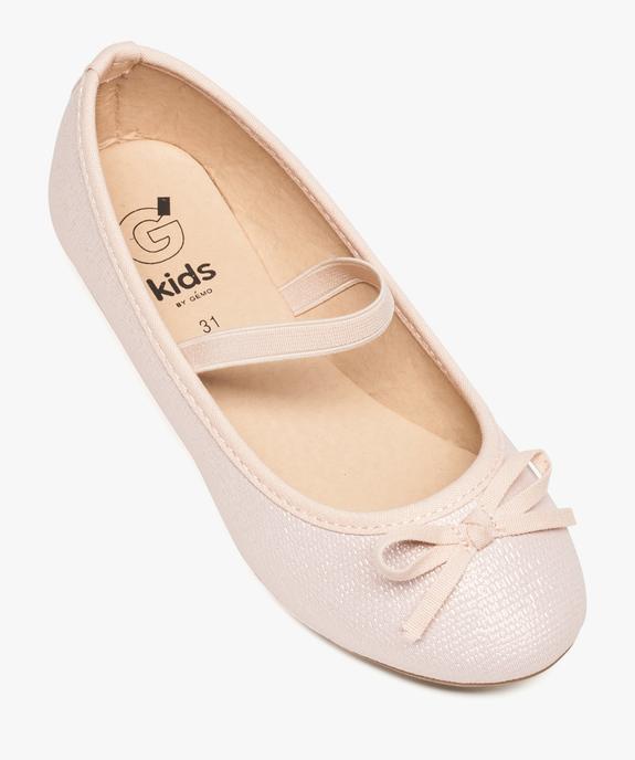 Ballerines fille pailletées avec bride élastique sur le dessus vue5 - LOVELY WINGS - GEMO