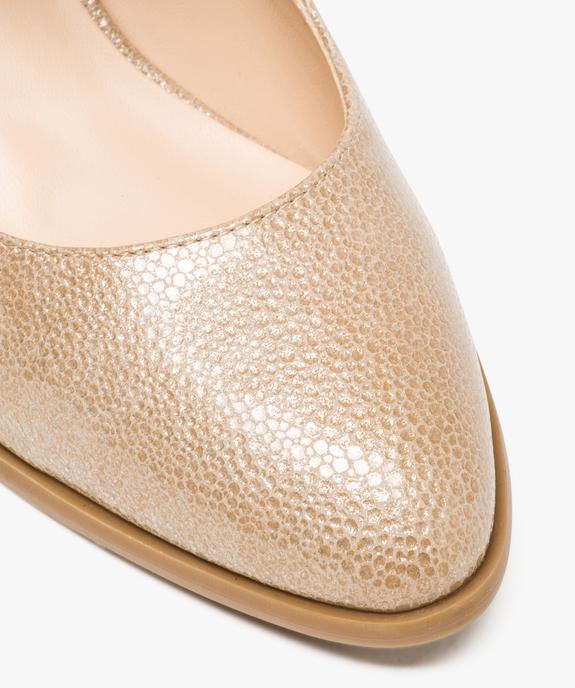 Babies vernies à talon et bout pointu vue6 - GEMO(URBAIN) - GEMO