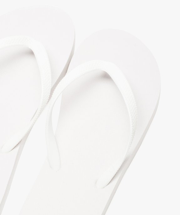 Tongs femme unies vue3 - GEMO (PLAGE) - GEMO