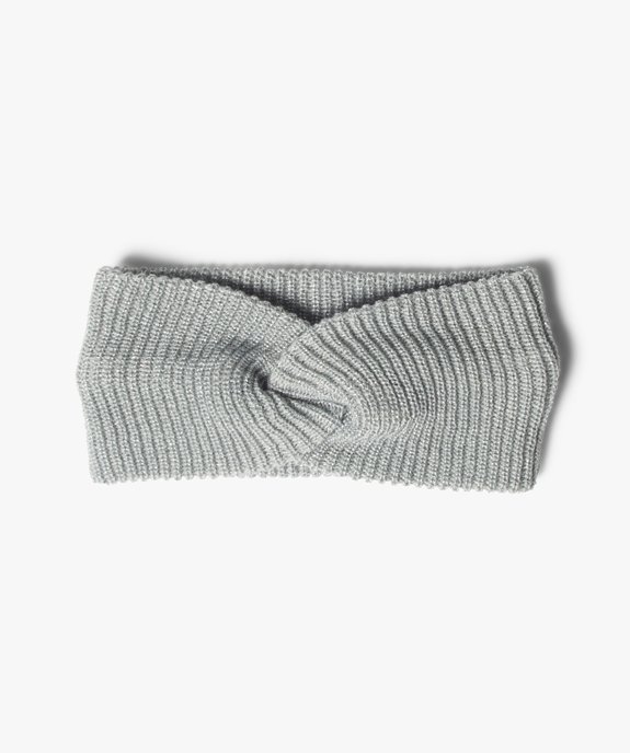 Bandeau femme cache-oreilles en maille pailletée vue1 - GEMO (ACCESS) - GEMO