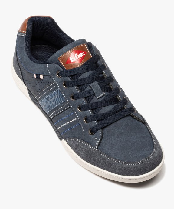 Baskets homme multi-matières avec perforations – Lee Cooper vue6 - LEE COOPER - GEMO