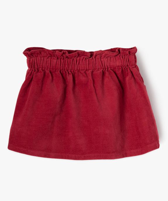 Jupe en velours avec boutons fantaisie bébé fille - LuluCastagnette vue3 - LULUCASTAGNETTE - GEMO