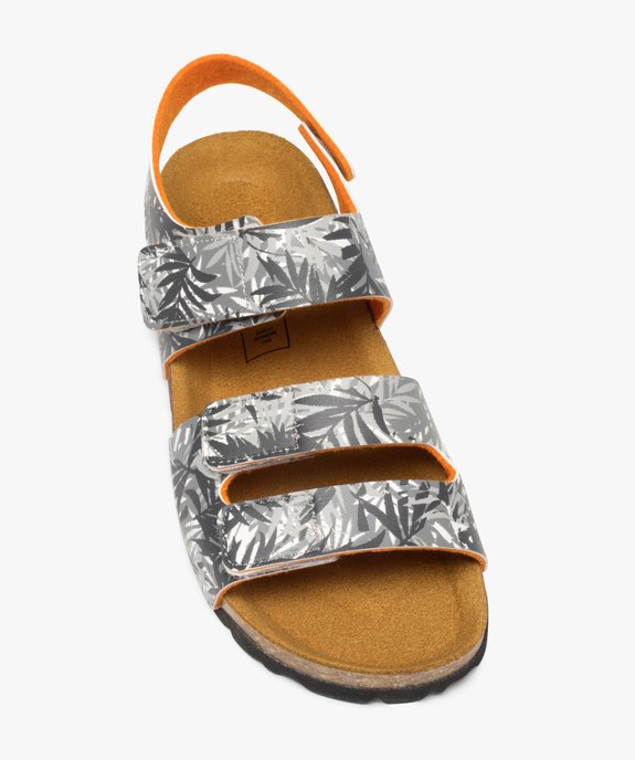 Sandales garçon à brides scratch imprimées vue5 - GEMO (ENFANT) - GEMO