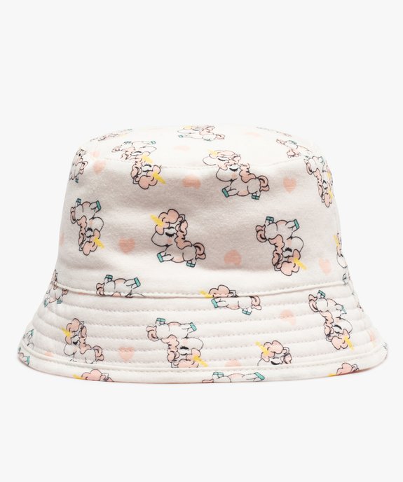 Chapeau bébé fille bob réversible vue1 - GEMO(BEBE DEBT) - GEMO