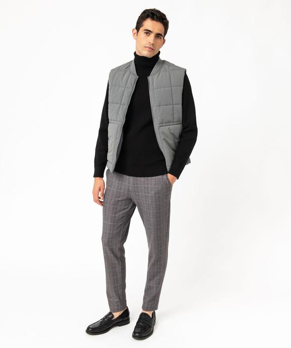 Doudoune sans manches à grandes poches kangourou homme vue8 - GEMO 4G HOMME - GEMO
