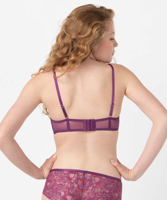 Soutien-gorge bandeau avec bretelles amovibles vue2 - GEMO(HOMWR FEM) - GEMO