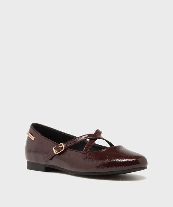 Babies vernies à brides croisées femme - LuluCastagnette vue3 - LULUCASTAGNETTE - GEMO