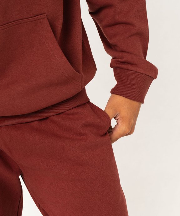 Pantalon de jogging molletonné homme vue2 - GEMO 4G HOMME - GEMO