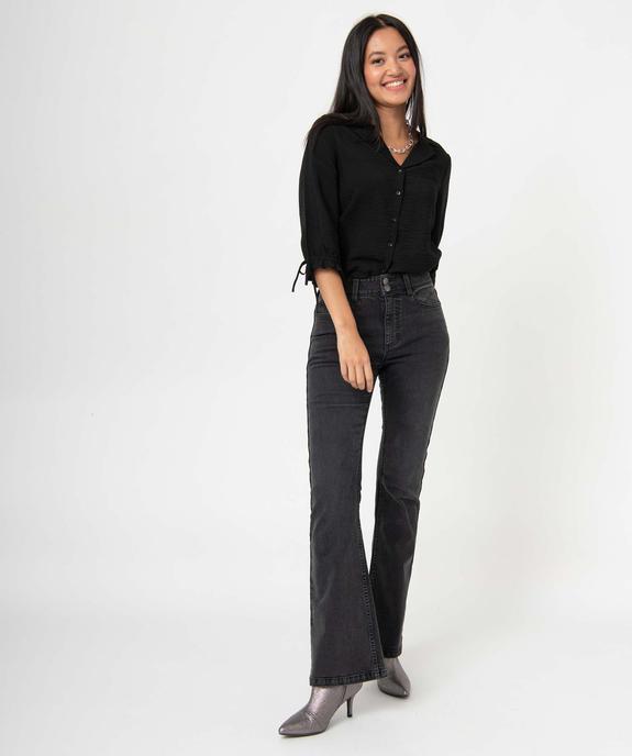 Chemise femme en matière texturée avec manches 3/4 vue5 - GEMO(FEMME PAP) - GEMO