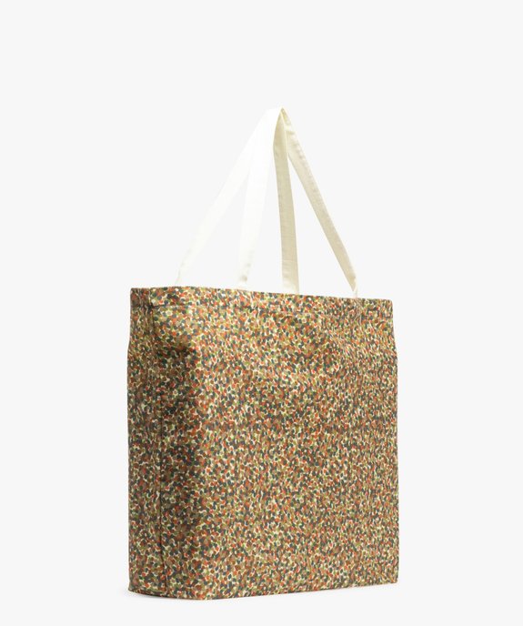 Tote bag à points multicolores vue2 - GEMO (ACCESS) - GEMO