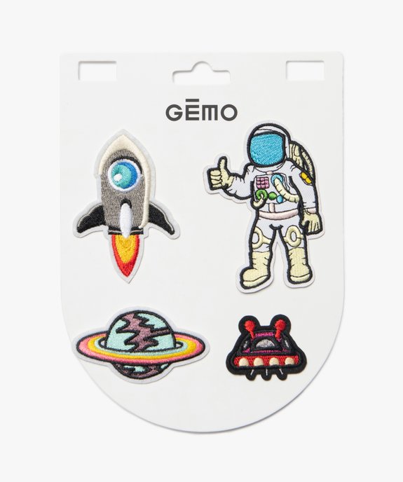 Patch thermocollant motif Espace (lot de 4) vue1 - GEMO (ACCESS) - GEMO