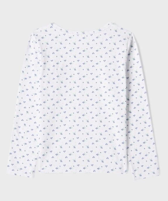 Tee-shirt lingerie à manches longues fille (lot de 2) - LuluCastagnette vue3 - LULU CASTAGNETTE GEMO FOR GOOD - GEMO