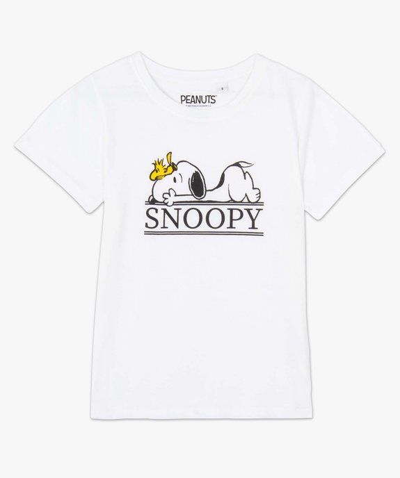 Tee-shirt femme à manches courtes avec motif Snoopy - Peanuts vue4 - SNOOPY - GEMO