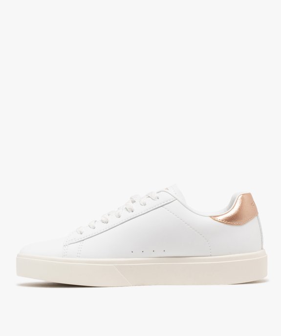 Baskets basses à lacets et détails brillants femme  - Skechers vue3 - SKECHERS - GEMO