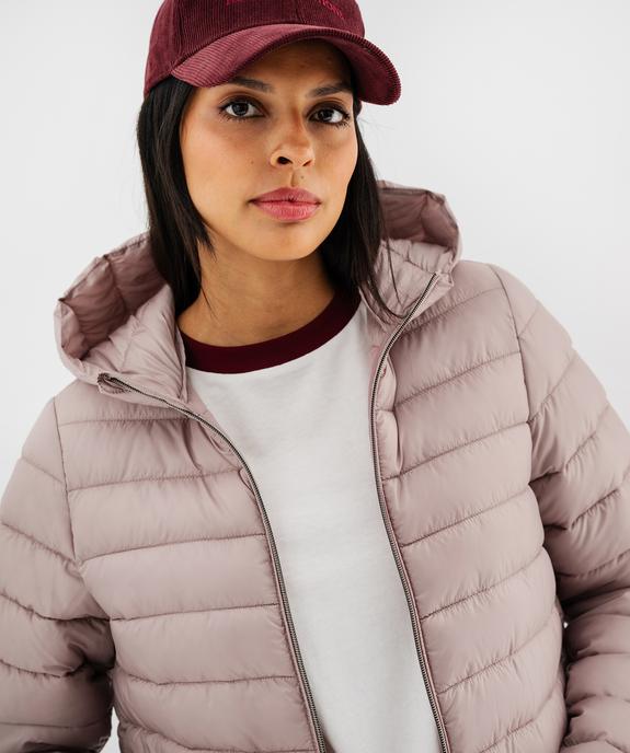 Doudoune légère à capuche femme vue2 - GEMO 4G FEMME - GEMO