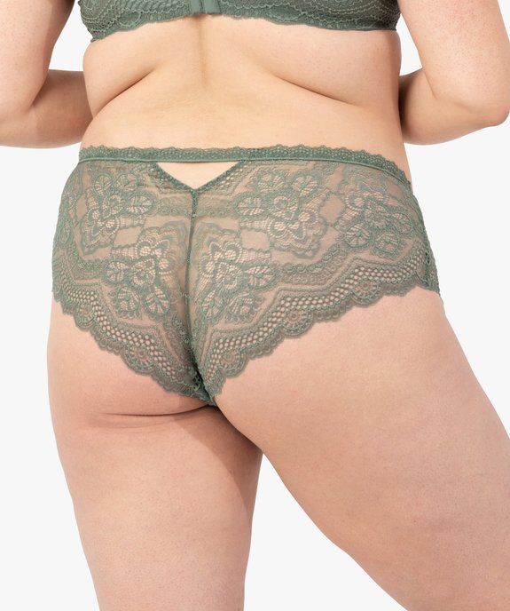 Shorty femme grande taille en dentelle vue2 - GEMO(HOMWR FEM) - GEMO