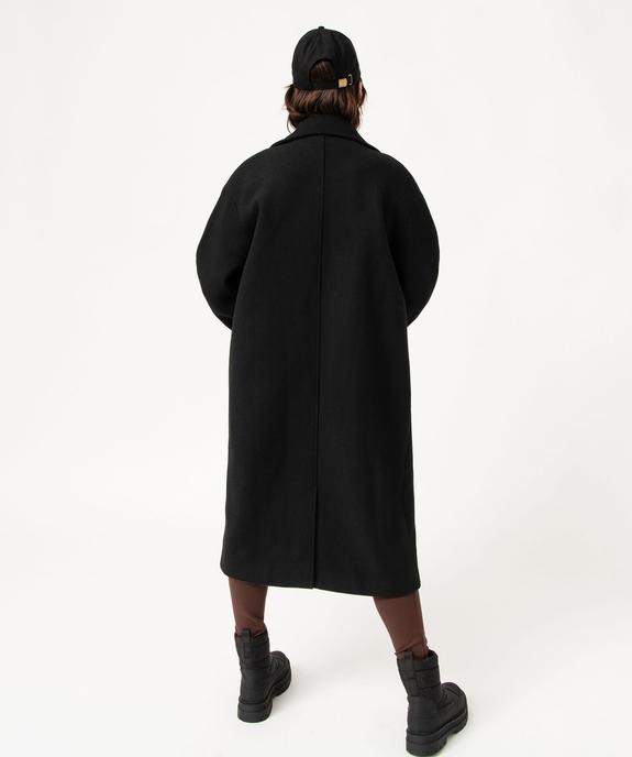 Manteau long oversize double boutonnage femme vue2 - GEMO(FEMME PAP) - GEMO