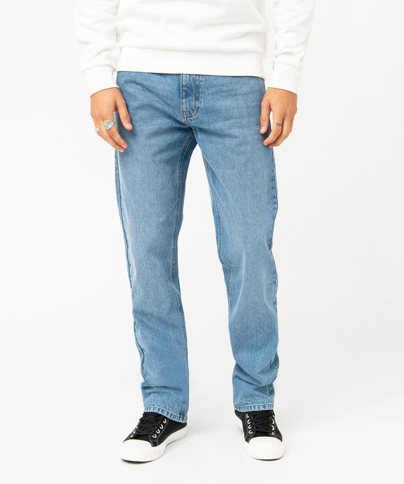 Jean coupe Regular légèrement délavé homme vue1 - GEMO 4G HOMME - GEMO
