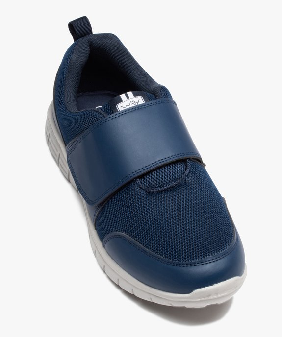 Baskets homme style running unies sans lacets - Beppi vue5 - GEMO (CONFORT) - GEMO