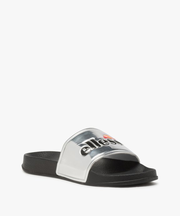 Mules de piscine femme à bandeau métallisé - Ellesse vue2 - ELLESSE - GEMO