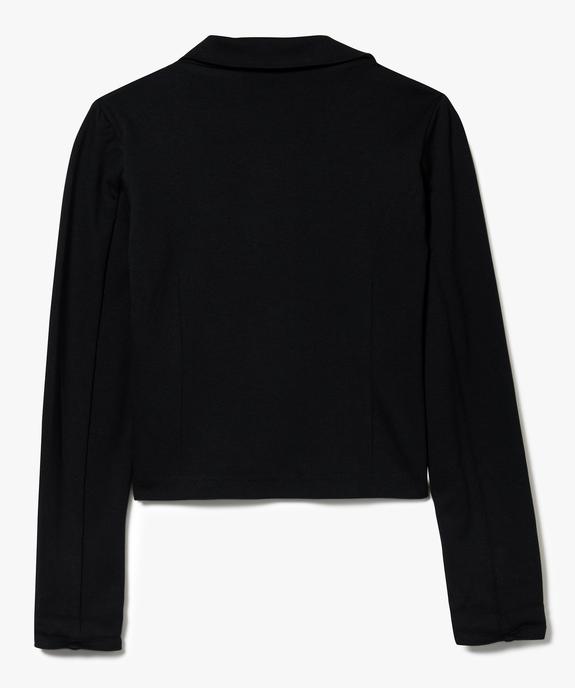Veste courte cintrée extensible vue2 - GEMO (JUNIOR) - GEMO