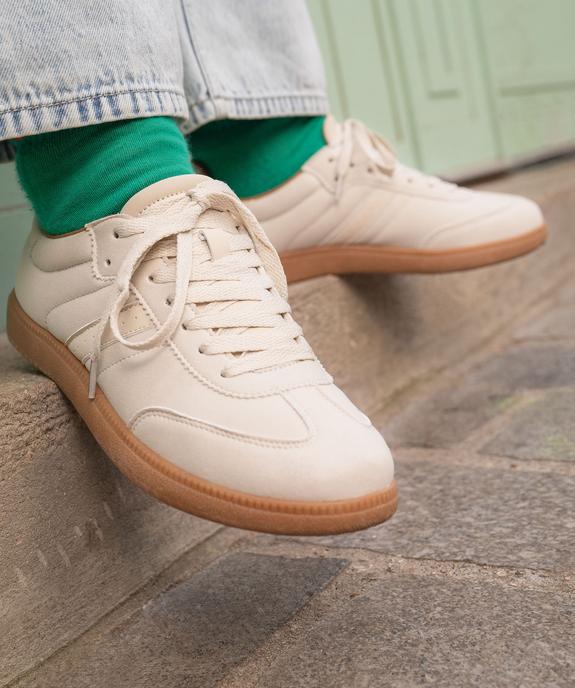 Baskets basses à lacets look rétro femme - Camps United vue1 - CAMPS GEMO FOR GOOD - GEMO