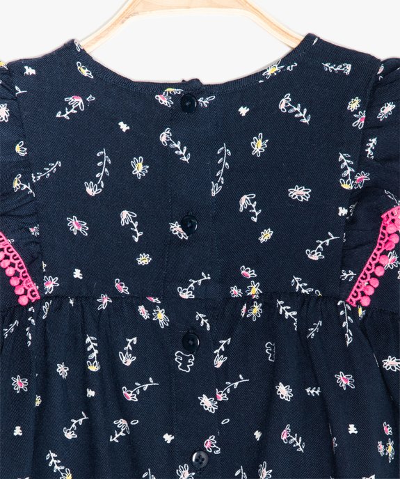 Blouse bébé fille à manches volantées - Lulu Castagnette vue4 - LULUCASTAGNETTE - GEMO