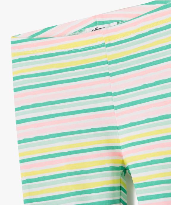 Legging long imprimé fille vue2 - GEMO (ENFANT) - GEMO
