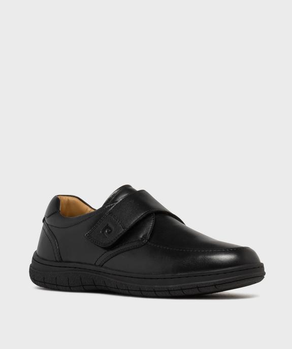 Derbies à scratch en cuir homme - Pierre Cardin vue2 - PIERRE CARDIN CONFORT - GEMO