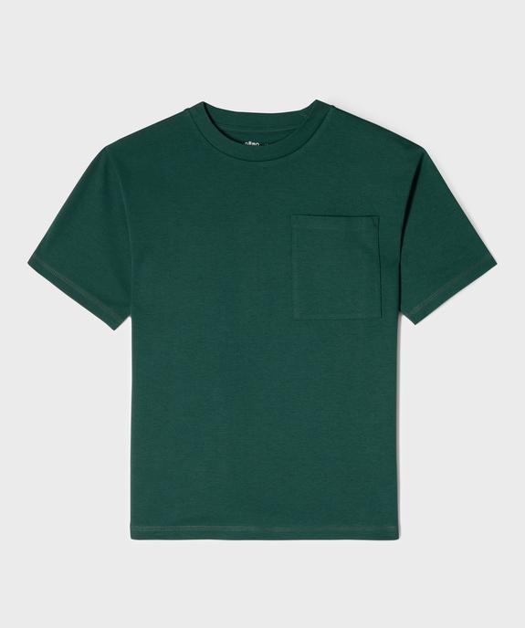 Tee-shirt manches courtes coupe oversize garçon vue1 - GEMO (JUNIOR) - GEMO