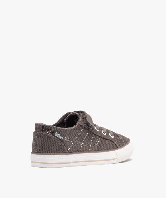 Tennis en toile fermeture scratch garçon - Lee Cooper vue4 - LEE COOPER - GEMO