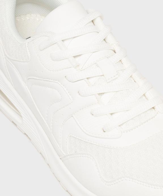 Baskets esprit running en mesh à bulle d'air homme - 5 Miles vue6 - 5 MILES - GEMO