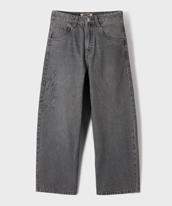 Jean super baggy avec motif sur le côté garçon - Camps United vue1 - CAMPS - GEMO