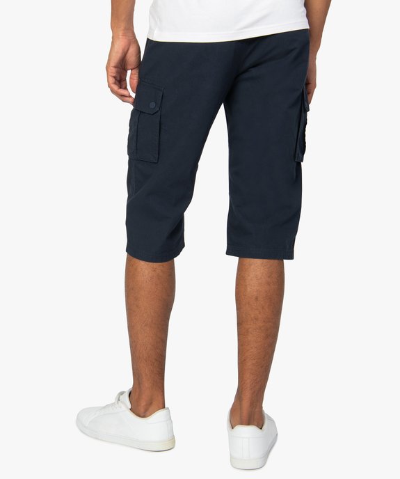 Pantacourt homme multipoche vue3 - GEMO (HOMME) - GEMO