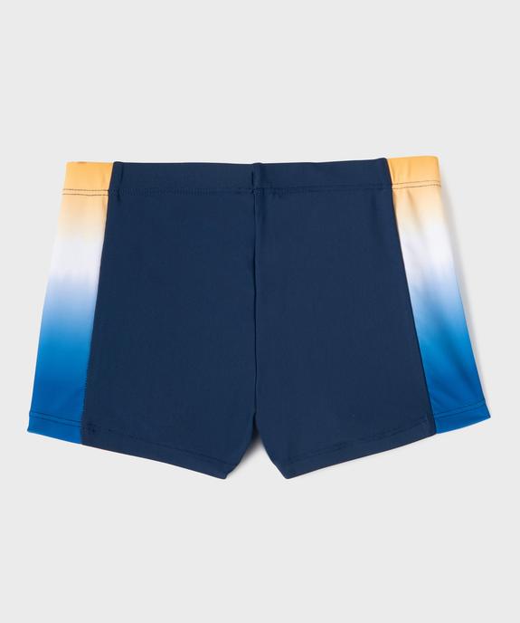 Maillot de bain avec bandes latérales garçon vue3 - GEMO 4G GARCON - GEMO