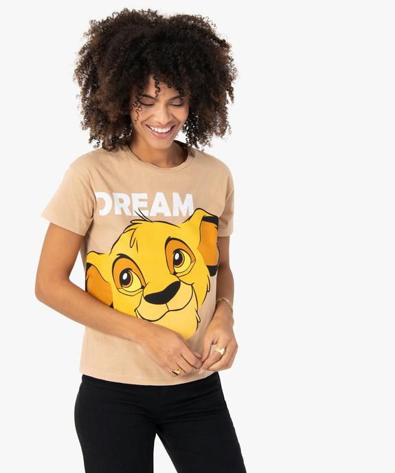 Tee-shirt femme coupe ample - Disney Animals vue1 - DISNEY DTR - GEMO
