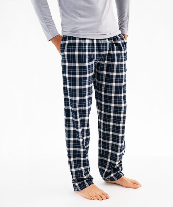 Pantalon de pyjama à carreaux homme - GEMO(HOMWR HOM) Pantalon de pyjama à carreaux homme vue1 - GEMO(HOMWR HOM) - GEMO